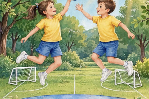 Minihandbal în natură!